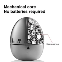 Kitchen Timers for Cooking, Chef Cooking Timer Clock with Loud Alarm,100% Mechanical Desk Timer - No Batteries Required 4