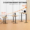 Electric Stand up Desk Frame Height Adjustable Table Legs Sit Stand Desk Frame Up to 47.2" Ergonomic Standing Desk Base 3