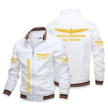 

2022 new Men s Jacket Honda Gold Wing Print Jacket Fashion Trend Slim Men Women Bomber Jacket Motorcycle Biker Jacket Coats