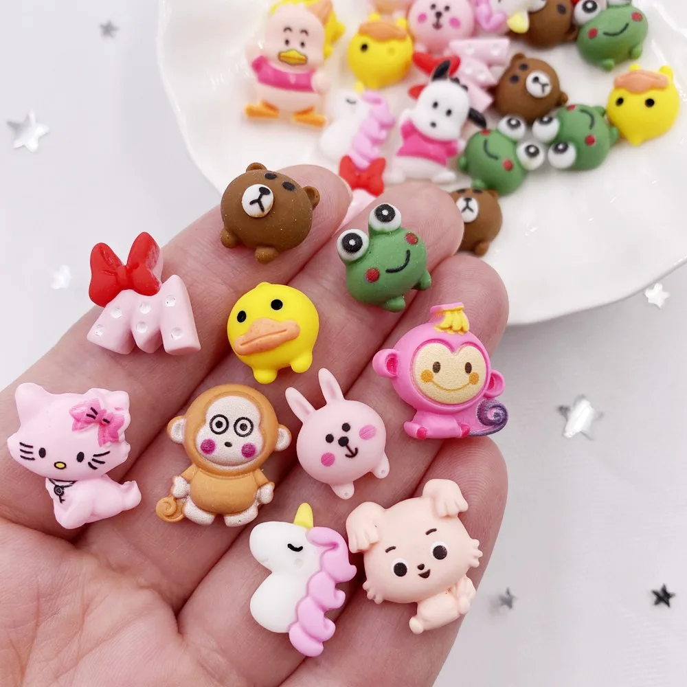 Figurine en r sine color e Kawaii Mini Animal de dessin anim pierre dos figurine-en-r-sine-color-e-kawaii-mini-animal-de-dessin-anim-pierre-dos