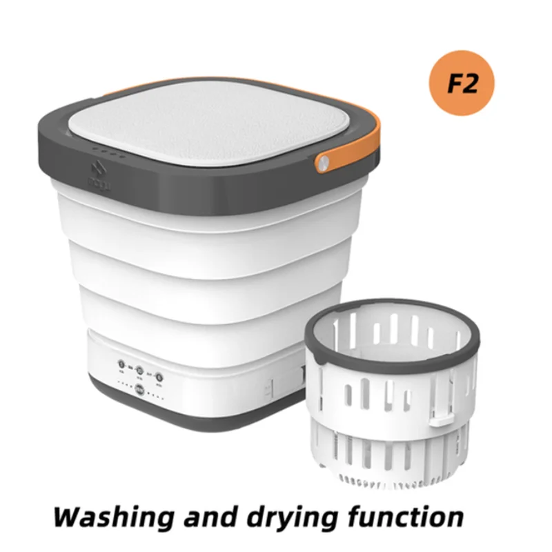 110V 220V Electric Foldable Washing Machine Portable Mini Barrel