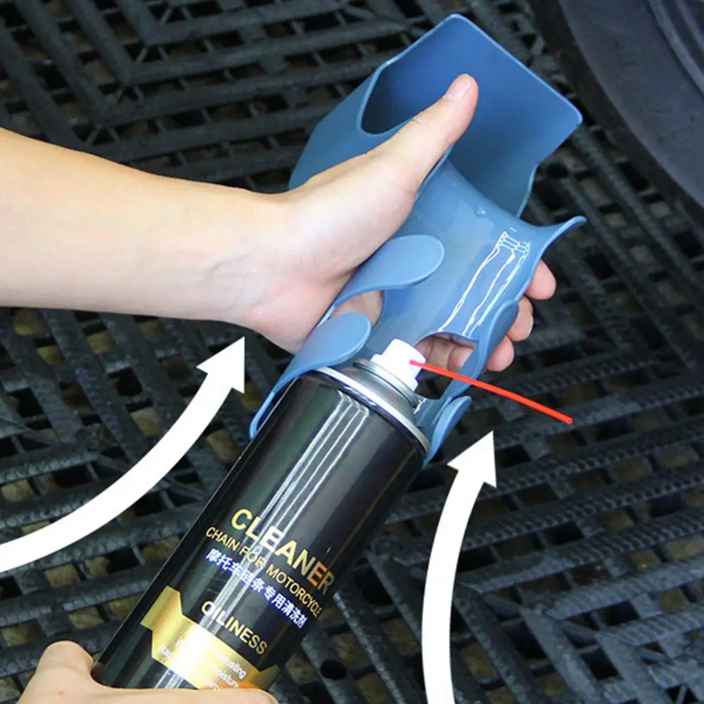 

Bike Chain Cleaner Tool Splash Proof Multi-function Portable Wear-resistant Dark Blue Grease Storage Tool for Motorcycles