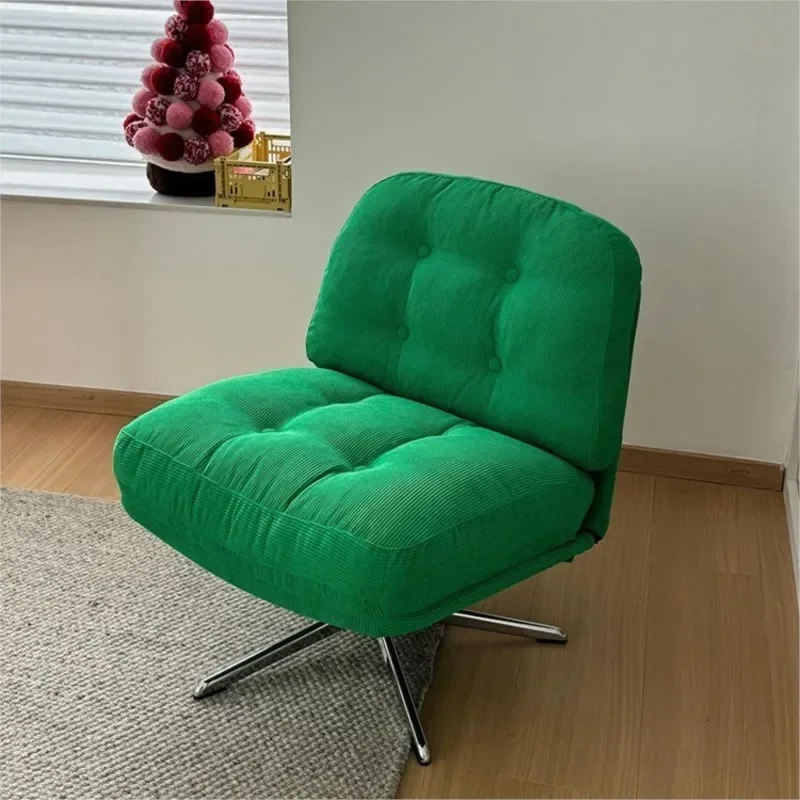 Richome Living Room Sofa Chair Rotatable Balcony Small Unit Single Chair Design Sense Leisure Chair Couch Furniture Seat Puffs