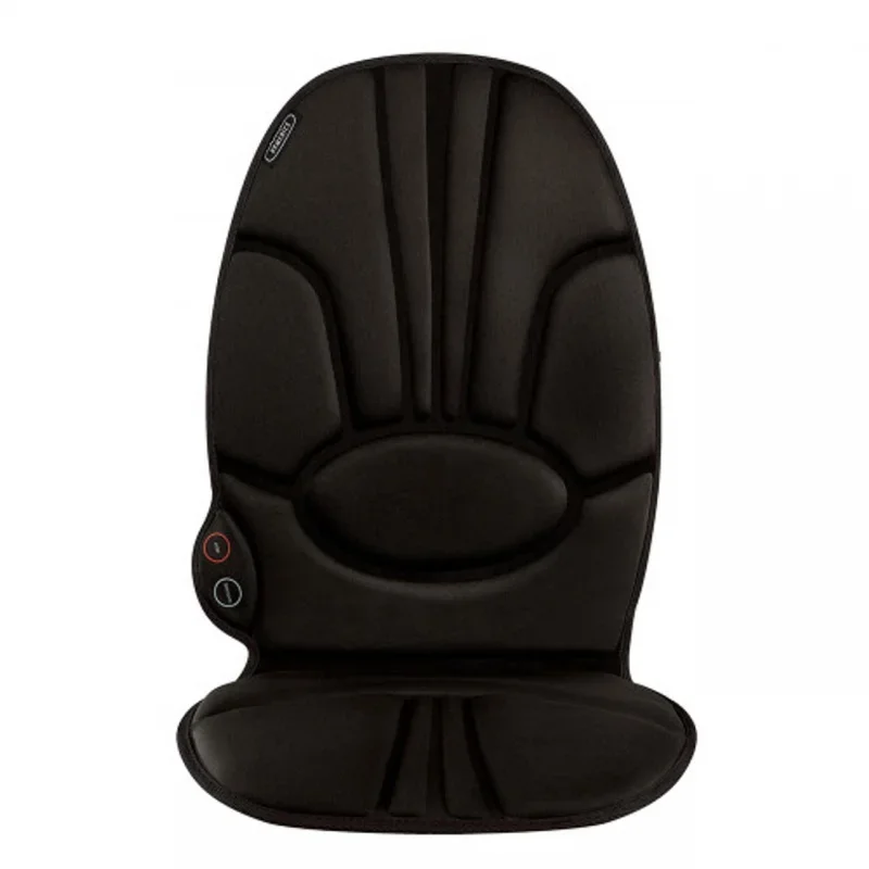 

Массажер Homedics Deluxe переносное сиденье Подушка с тепловой вибрационной подушкой, встроенным управлением, бодрящей вибрацией для спины и
