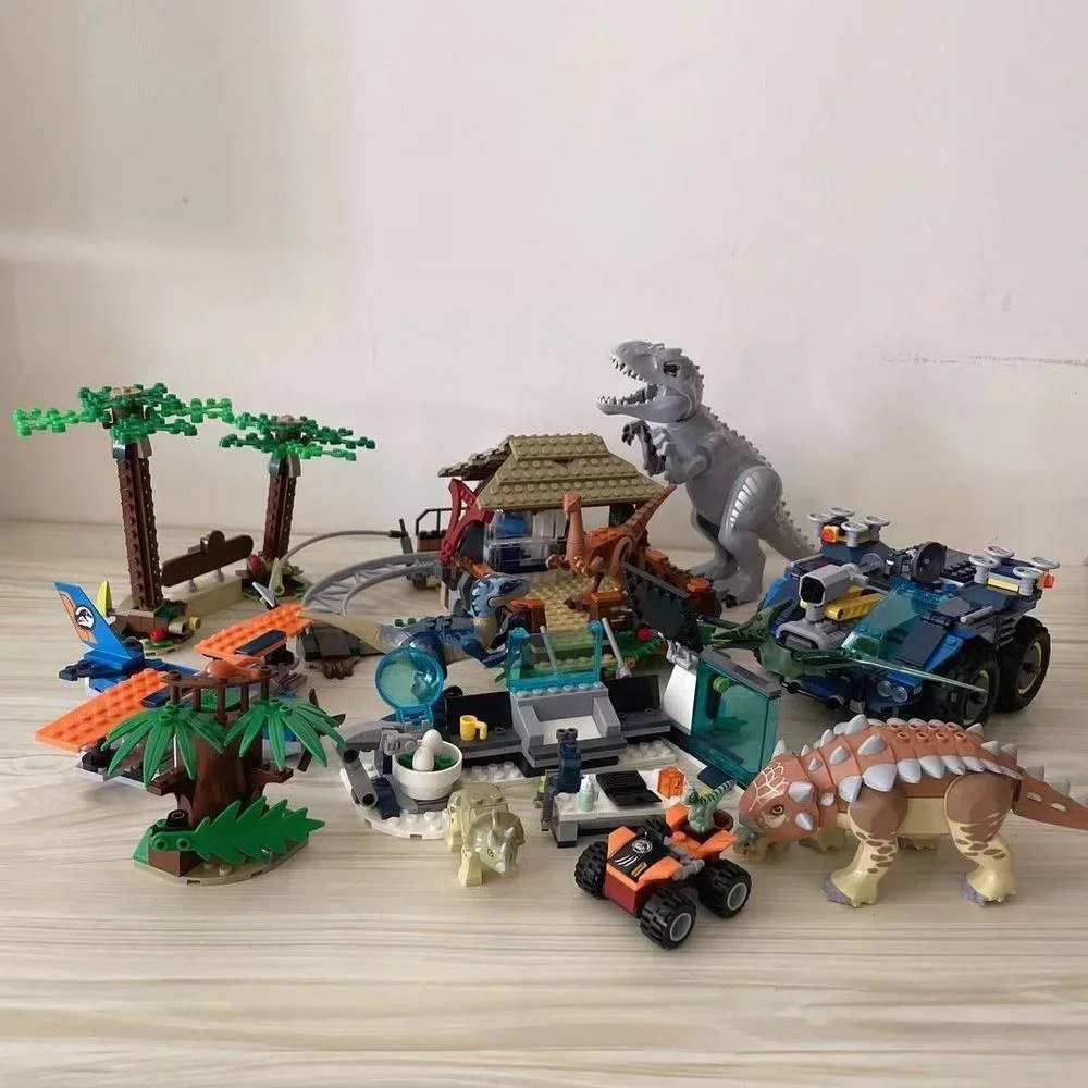 Toy Building Blocks Jurassic World Dinosaur Set