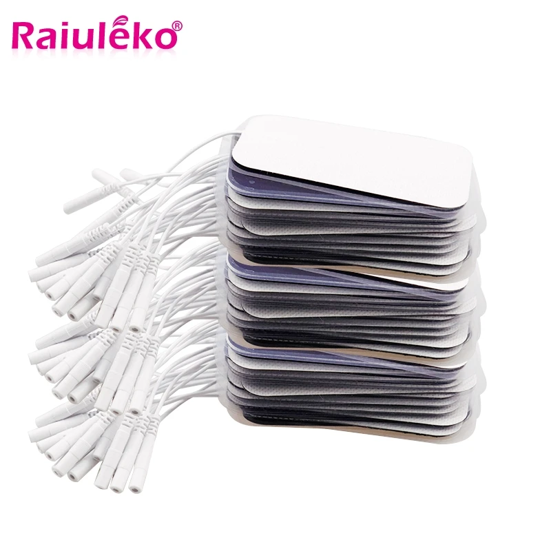 20Pcs Self Adhesive Gel Electrode Pads 5*9cm for Tens Physiotherapy EMS