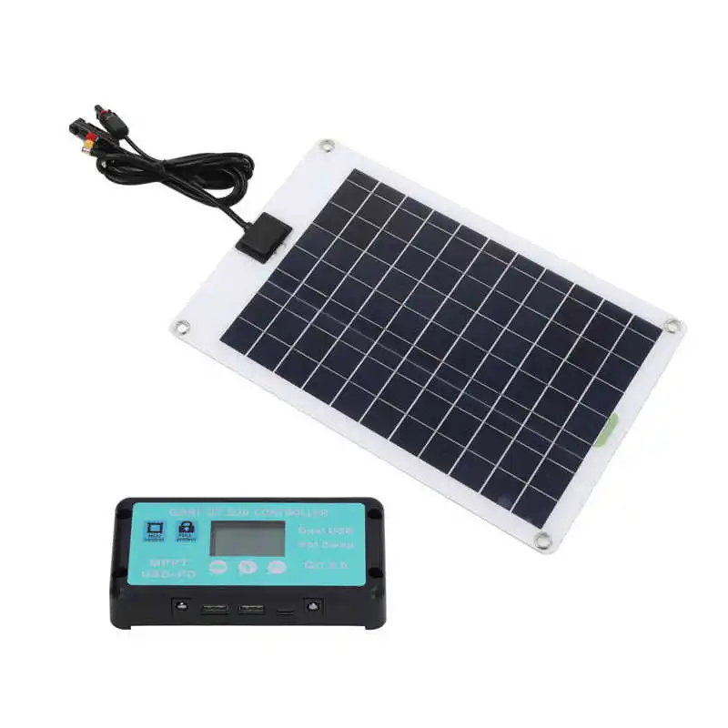 

Solar Panels 1 for 5 Solar Panel Battery Charger Multifunctional Portable for 12V Battery for Boats for Cars