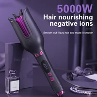 TINSOL 32MM fer à friser rotatif électrique bigoudi automatique Ion négatif Air rotatif barre de friser outil de coiffure professionnel 6