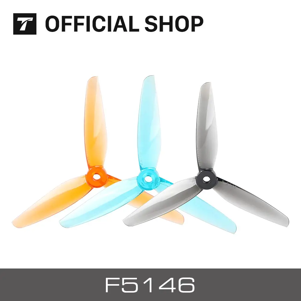 T-MOTOR F5146 3 blades F series Racing Prop для F40PROV/F60PROV/PACER V3/VELOX V3 KV1950