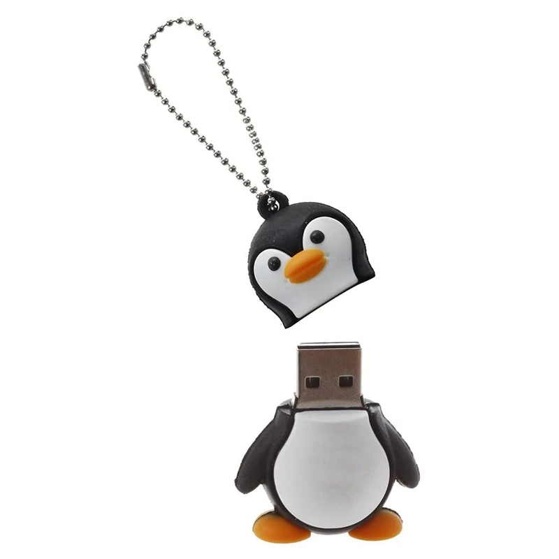 USB 2.0 미니 휴대용 고속 리틀 펭귄 플래시 드라이브, 데이터 메모리 스틱 장치, U 디스크