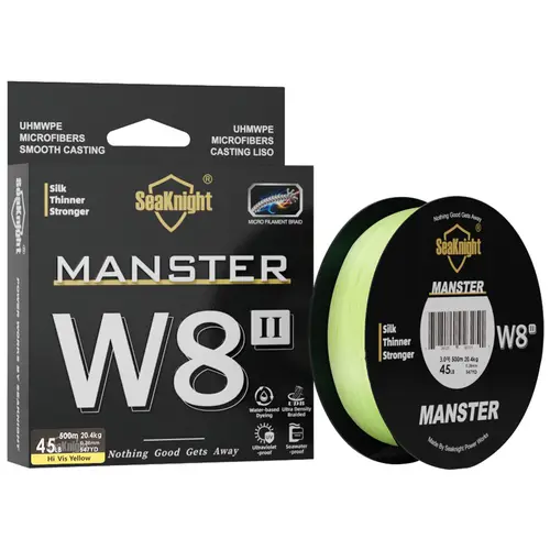 SeaKnight NEW MONSTER/MANSTER W8 II 150M 300M 500M 8 Strands Casting Braid Fishing Line 15LB-100LB Smooth Multifilament PE Line - Image 10