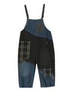 Amax luluE Korean Fall Jeans Womens Plaid Ripped Denim Overalls Ladies Vintage Punk Loose Pants Luxury Classic Casual Trousers - Image 6