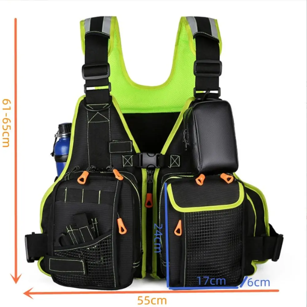 Survival Whistle Adults Life Jacket Large Buoyancy Lifesaving Aid Safety Jacket Swimming Orange Fishing Vest Boating Surfing