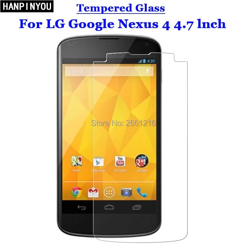 Для Google Nexus4 закаленное стекло 9H 2.5D Премиум Защитная пленка для экрана LG Nexus 4 E960