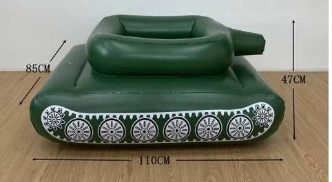 Réservoir gonflable anneau de natation jet d'eau-lit flottant pour piscine hovercraft