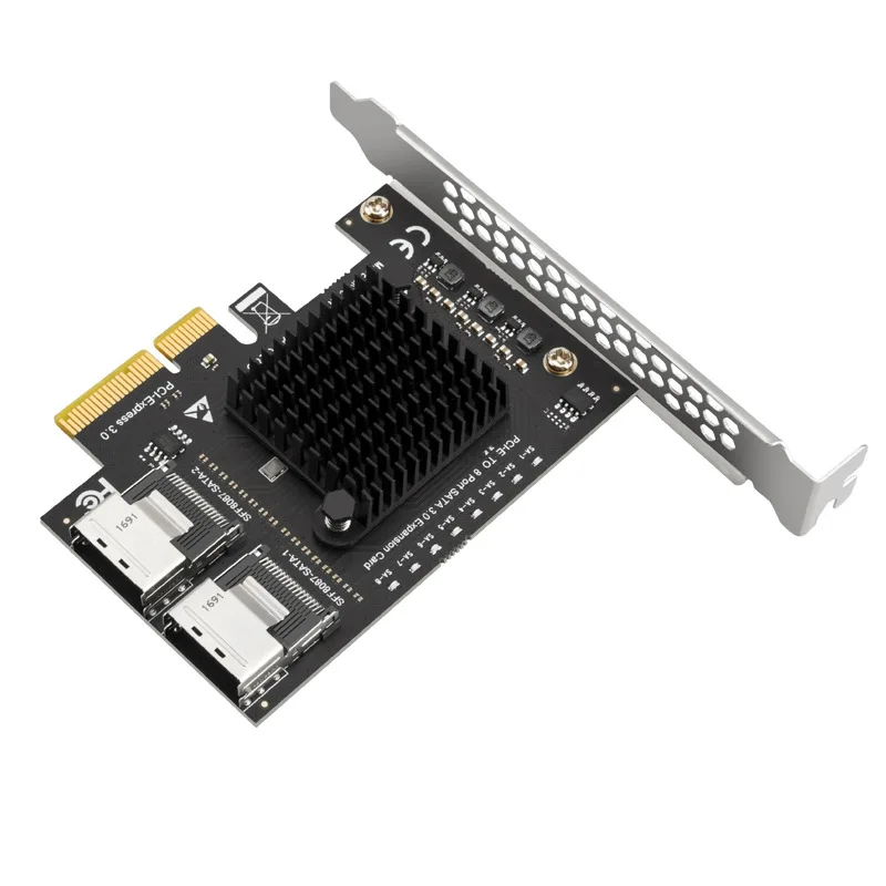 PCIe à SFF-8087 carte d'extension SATA3.0 ports de lecture de carte de conversion de disque Mini-SAS/SATA