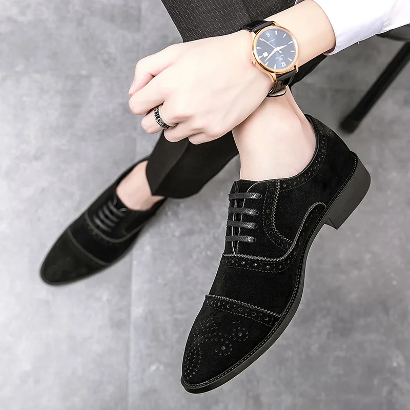 Men Shoes Comfortable Men's Casual Shoes Sneakers Fashion Low Lace-up Suede Shoes Male Flats Zapatillas Hombre Plus Size 38-48