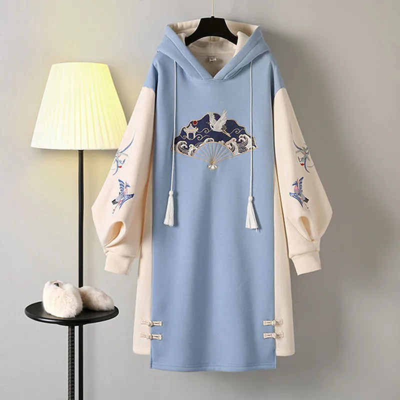 Chinese Dress Women Spring Traditional Style Hanfu Cheongsam