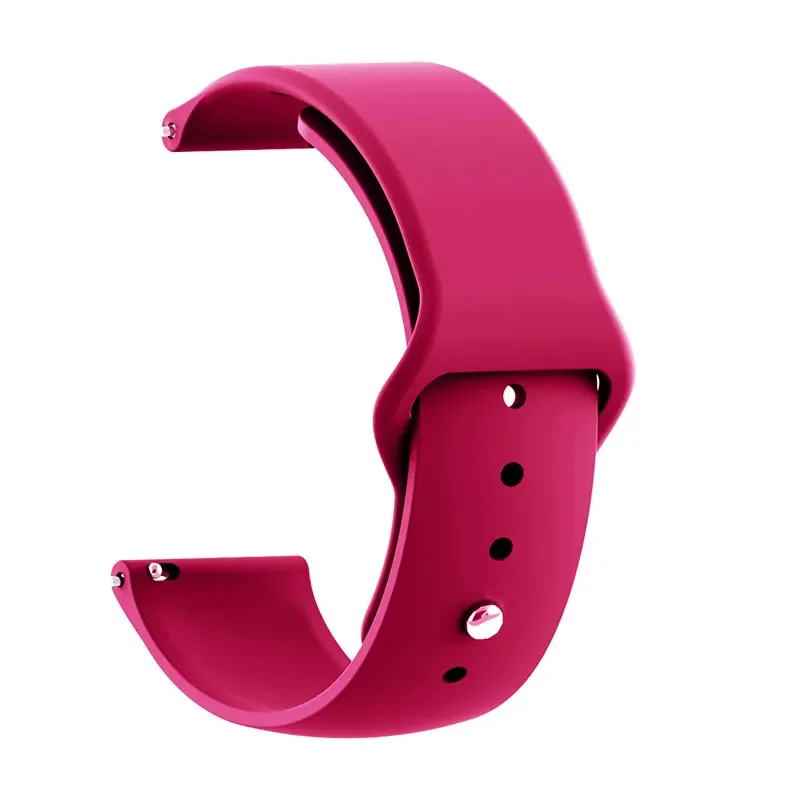 Silicone Watch Strap - 20mm/22mm Adjustable Band, Universal Fit