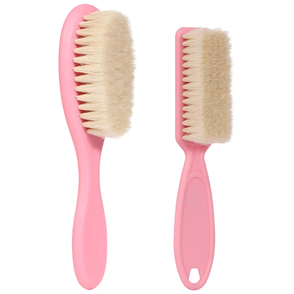 

2 Pcs Hair Massager Infant Brush Scalp Scrubber Bathing Plastic Shampoo Toddler Baby