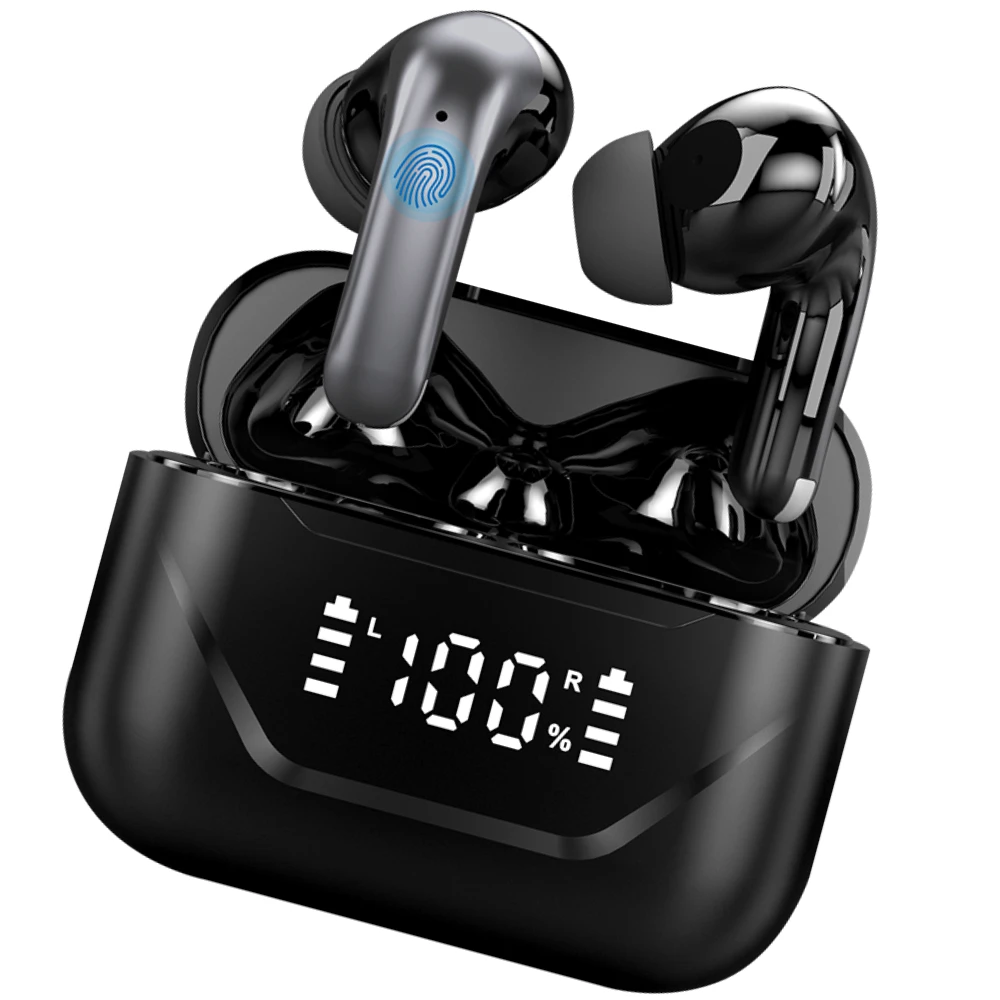 Dual Mic Earbuds Real Time Translator Bi-directional Translation ANC Noise Cancelling Bluetooth Headphones 144 Languages A17 Pro
