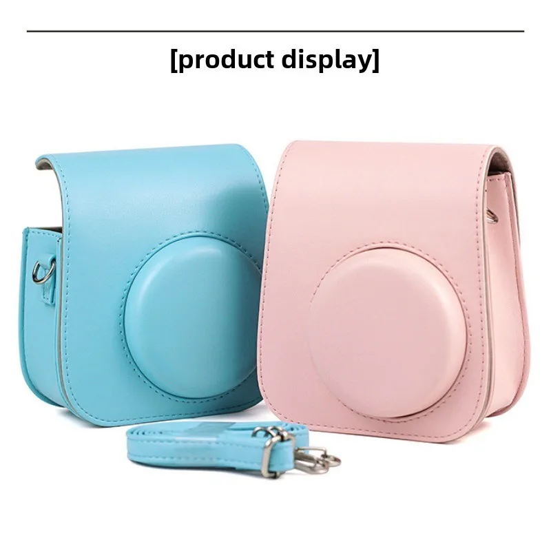 Instax Mini 11 Camera Case PU Leather Soft Silicone Cover Bag Fujifilm Film Camera Bag Shoulder Strap camera case