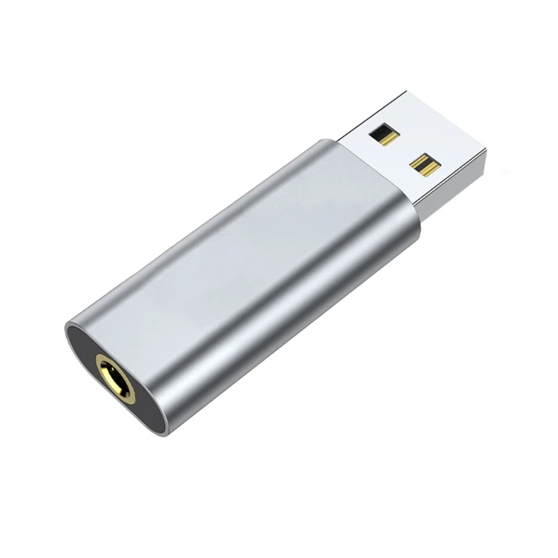 

Upgraded 2 in 1 USB to USB External Sound Card 3.5mm Adapter