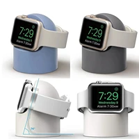 Support de chargeur pour Apple Watch série 11/10/9/8/7/6/5/4 SE3 Ultra 2 49mm 45mm/44mm 42mm 41mm 40mm 46mm, support en Silicone pour IWatch 1