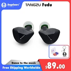 TangZu Fudu HIFI Audiophile Earphone 1DD+2BA Hybrid In Ear Monitors Music Sport Earbud 4.4mm Plug Detachable 0.78 2Pin Cable IEM