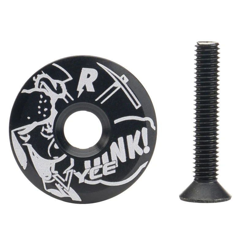 Bike Stem Cap 77HC Stem Top Cap Cover Bike Headset Top Cover 31.7mm Diameter for MTB Bike Easy Assembly Accessory