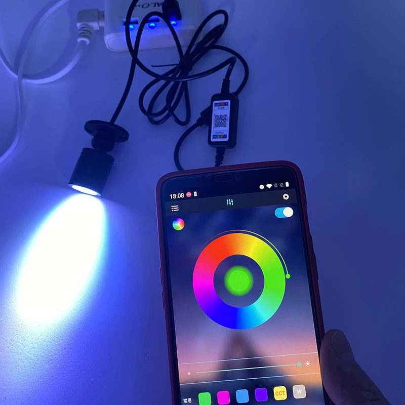 รูปสินค้า ไฟจับแสง LED ปรับสีได้ สไตล์โมเดิร์น