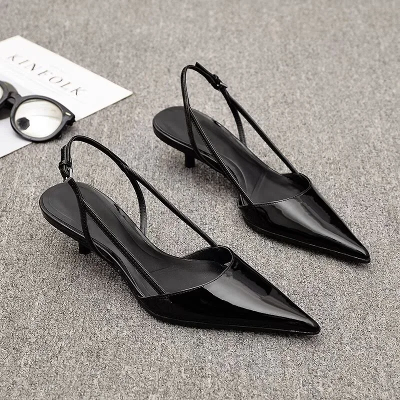 Women Pointed Toe High Heels Shoes Sandals 2024 Dress Party