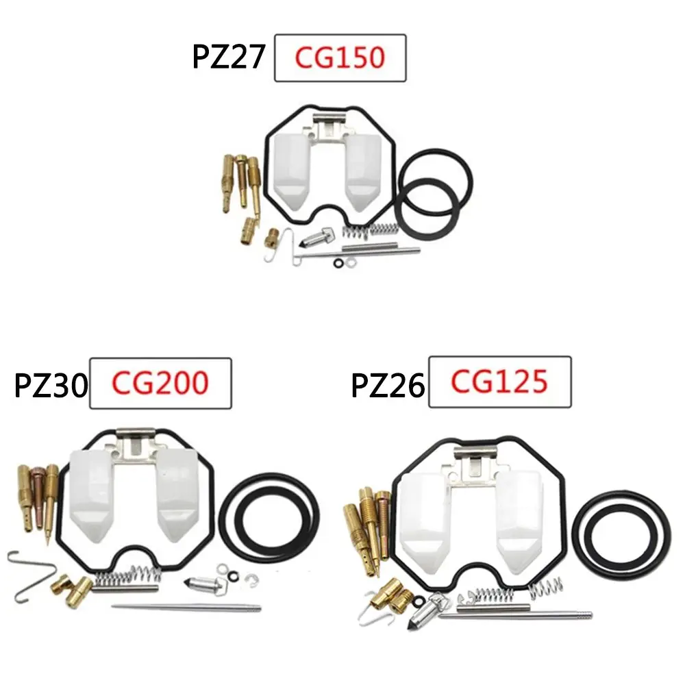 Motorcycle Carburetor Repair Kit Parts for HONDA CG125 CG150 CG200 Motorcycle with carburetor control switch,motorcycle carburetor jets,motorcycle carburetor pipe