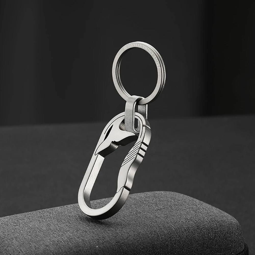 Top Luxury Titanium Car Key Chain Ultimate Super Light Flagship Titanium  Keychain Fine Jewelry For Key Rings Best Gifts For Men - Key Chains -  AliExpress