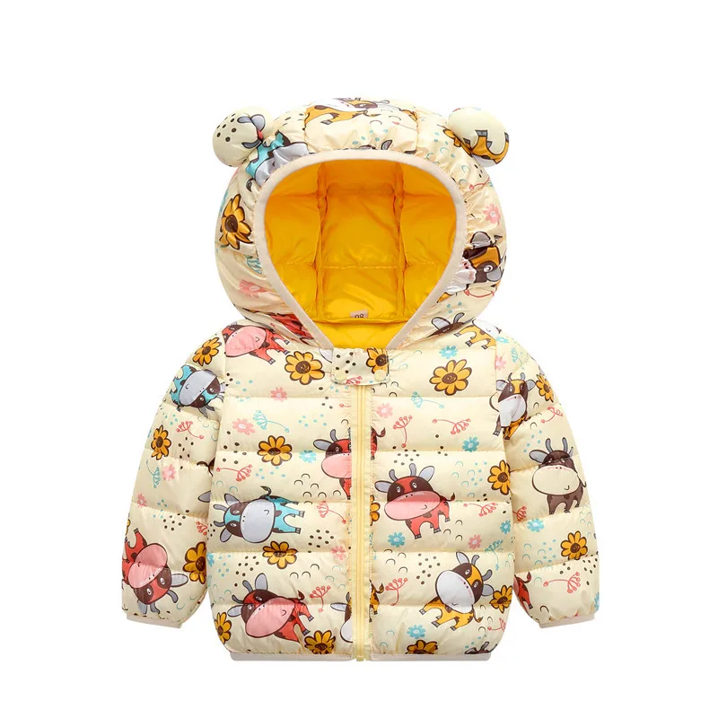 

Winter New Warm Coats Baby Girl Boy Fleece Down Jackets Autumn Thicken Children Clothes Fashion Boys Girls Outerwear