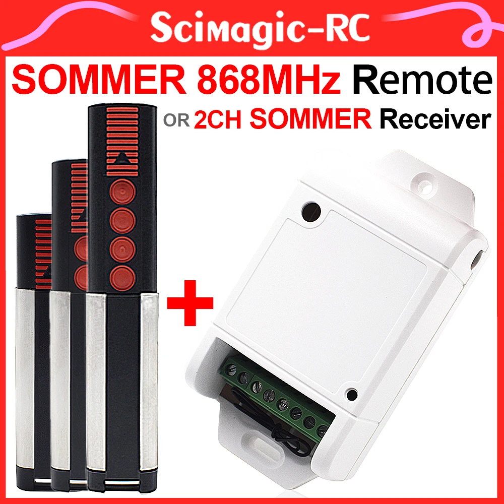 Sommer 868 Mhz Telecomando Per Porta Da Garage E Ricevitore Sommer Per Trasmettitore 4020 Tx03-868-4 4026 4011 4025 4031 4035 Mhz 868