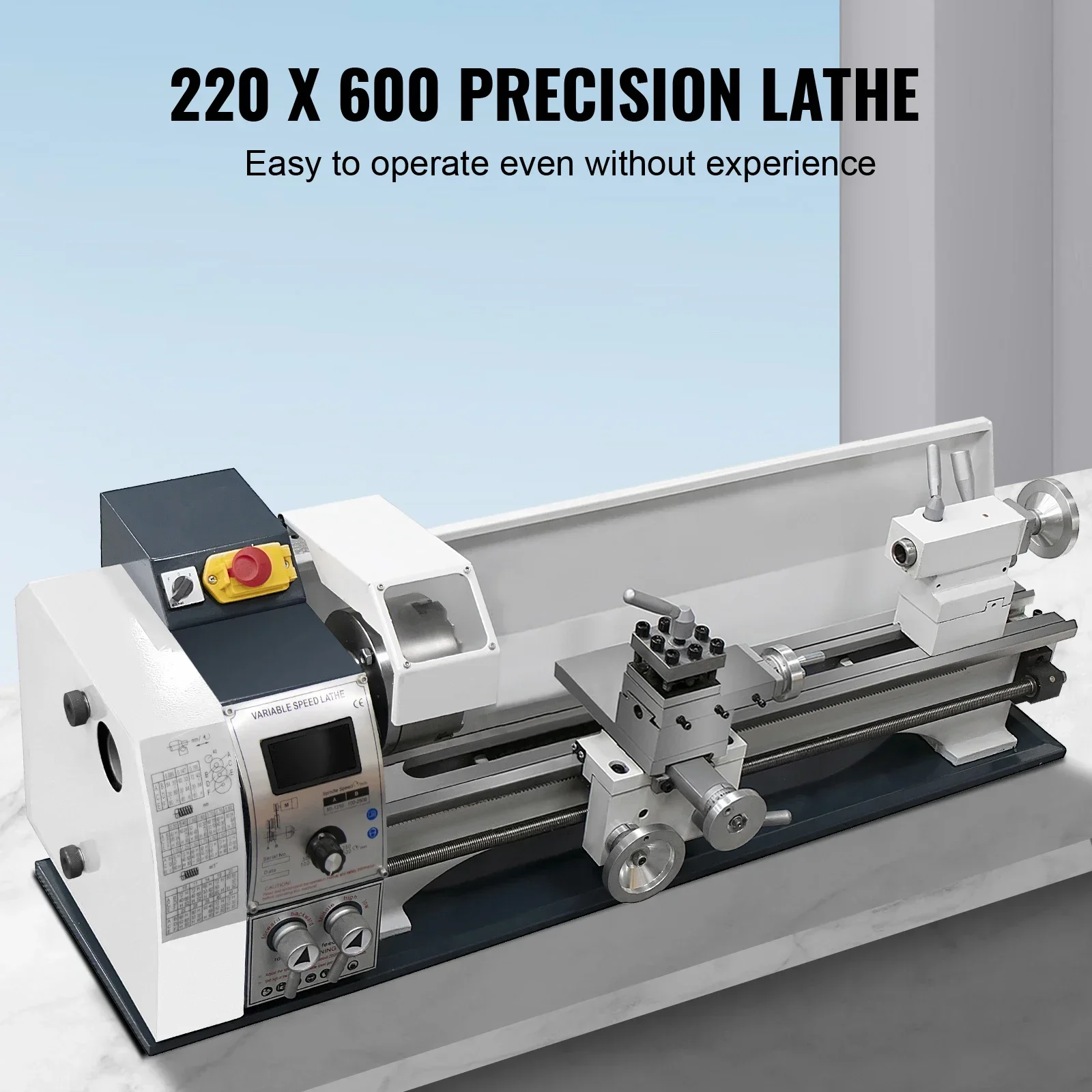 SIHAO Metalldrehmaschine Mini-Drehmaschine Bürstenlos/Bürstengebunden Variable Geschwindigkeit 750W-1500W Für DIY-Metalldreharbeiten und Metrische Gewindeherstellung – Detail 2