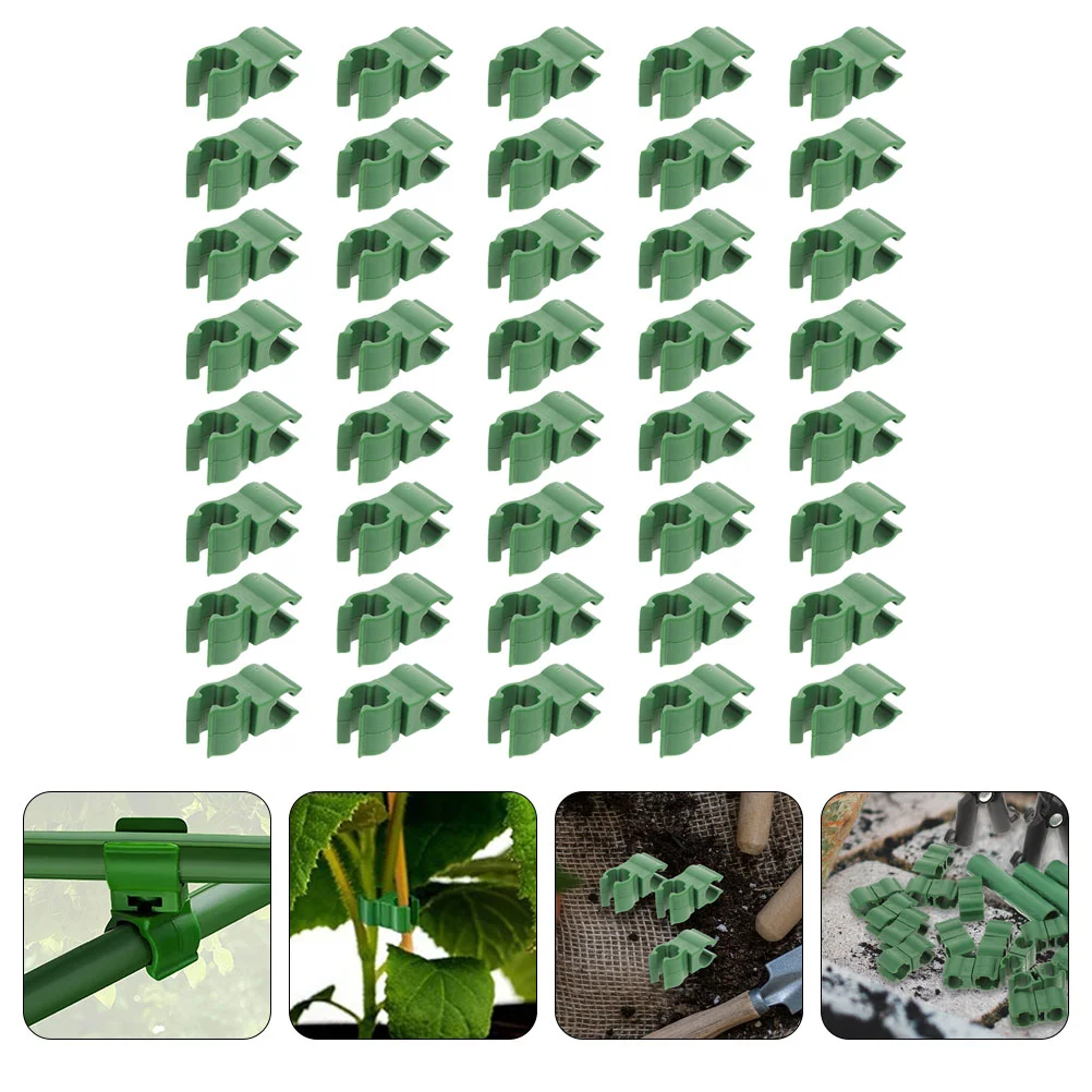 

Plant Trellis Rattan Connector 40pcs (universal Card 11mm) Climbing Vine Fixing Buckle Flower Fastener Tools