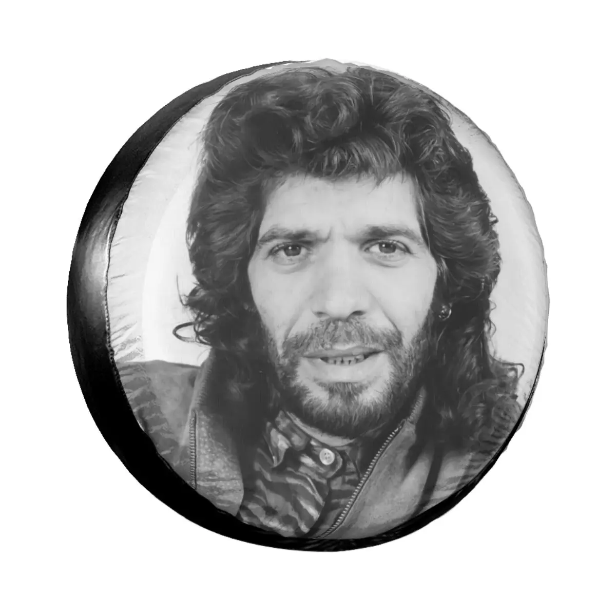 Shrimp Island Spare Tire Cover For Jeep Honda Custom Camaron De La Isla Flamenco Singer Car Wheel Covers 14" 15" 16" 17" Inch