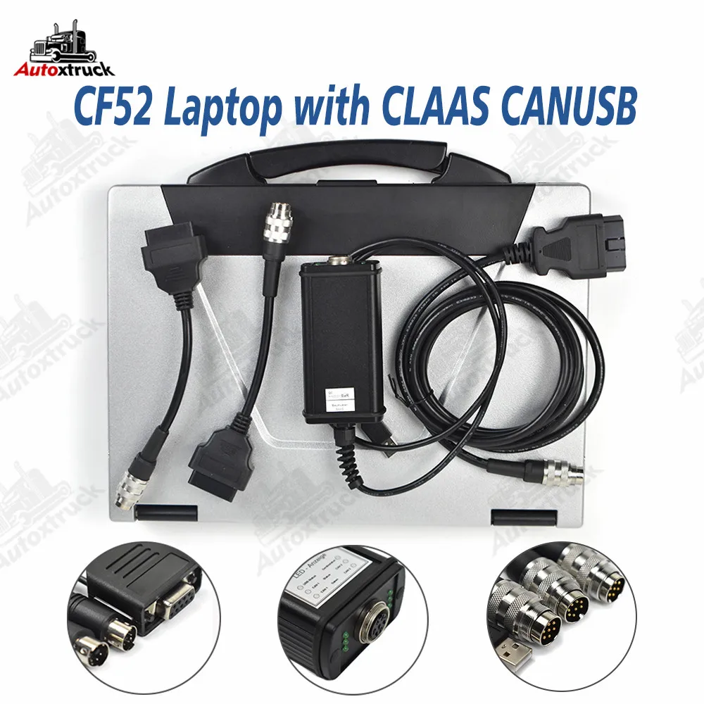 

FOR CLAAS interface CANBUS MetaDiag CLASS truck tractor diagnostic scanner tool + CF52 CF-52 Laptop