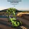 YDJ-D857 Remote Control Stunt Car 2.4GHz Transforming Amphibious Remote Control Car Remote Control Mode Twist and Transform 4