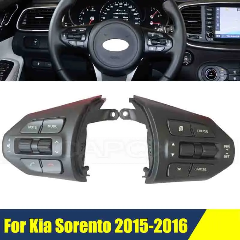 Steering Wheel Switch Volume Button Cruise Switch For Kia Sorento 2015-2016 Control Volume Button Steering Wheel Buttons