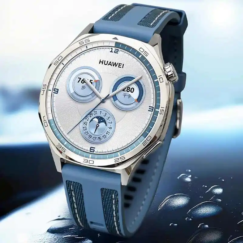 Premium 22mm Composite Silicone Strap with Official Nylon Braided Design