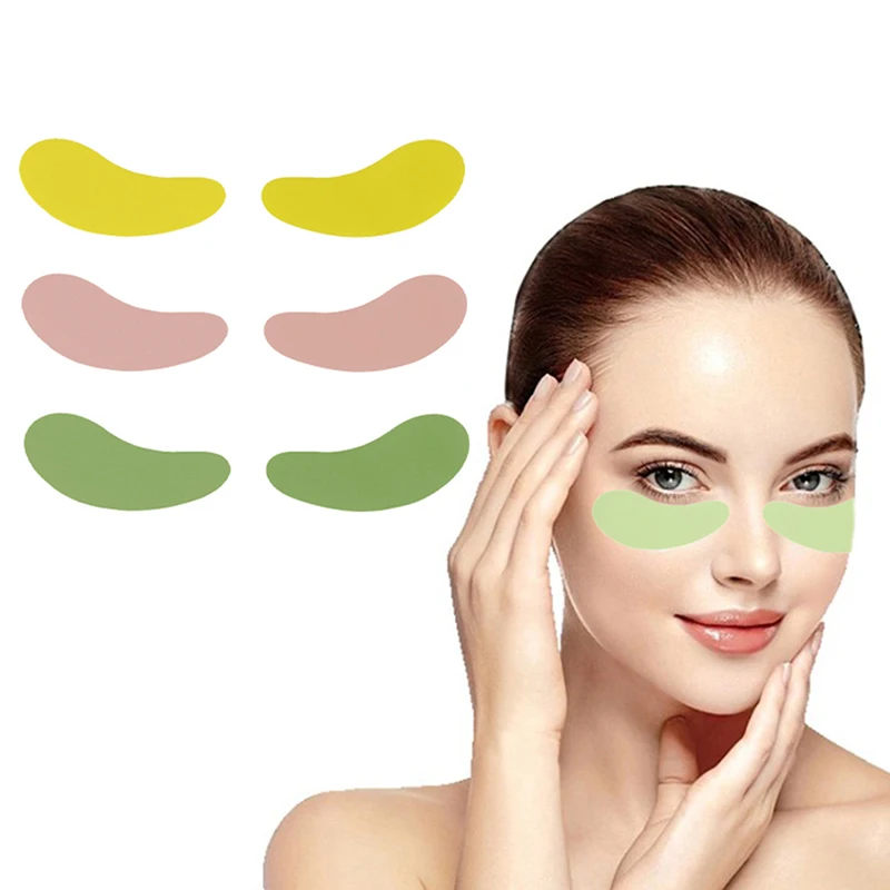 Eye Mask 1 Pair Reusable Eye Mask Patch Silicone Pads Essential Eye Cream Patch Facial Lifting Wrinkle Removal Skin Care