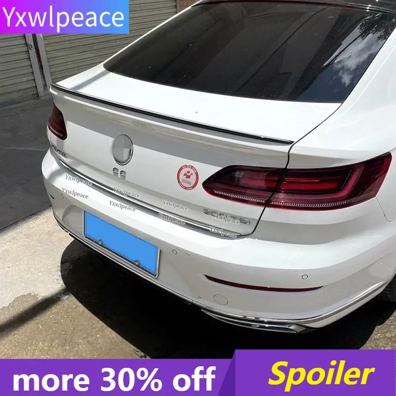 

For Volkswagen VW Arteon CC 2019 2020 2021 2022 ABS Plastic Primer Color Rear Trunk Lip Spoiler Car Accessories