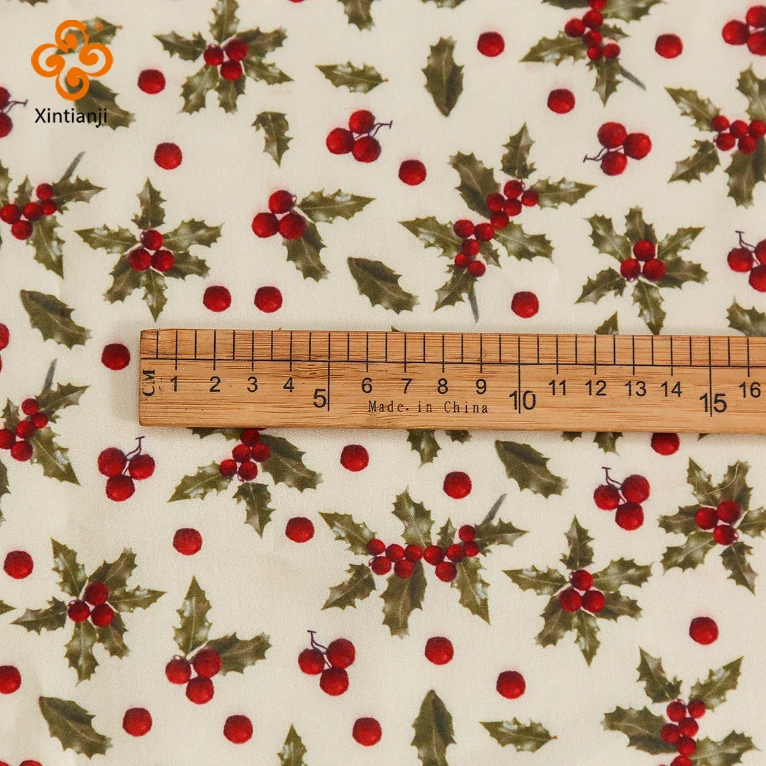 Christmas Cardinal Fabric 4