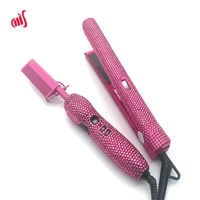 Hair Straightener and Hot Comb Set with Rhinestone High Heat Flat Iron straighter Combo peigne chauffant lisseur Lisseur Cheveux 2