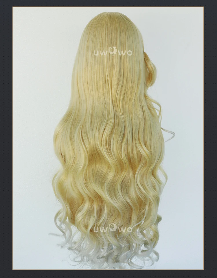 Phoebe Cosplay Perücke - Wuthering Waves - Lang Gelb Gold Haar 13 Phoebe Cosplay Perücke - Wuthering Waves - Lang Gelb Gold Haar 4