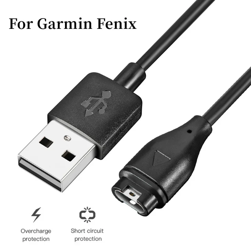 

1m USB Charging Cable For Garmin Fenix 7 7S 7X 6 6S 6X 5 5S 5X Vivoactive 3 4 4S 935 945 Venu 2 2S Fenix 5S Watch Charger