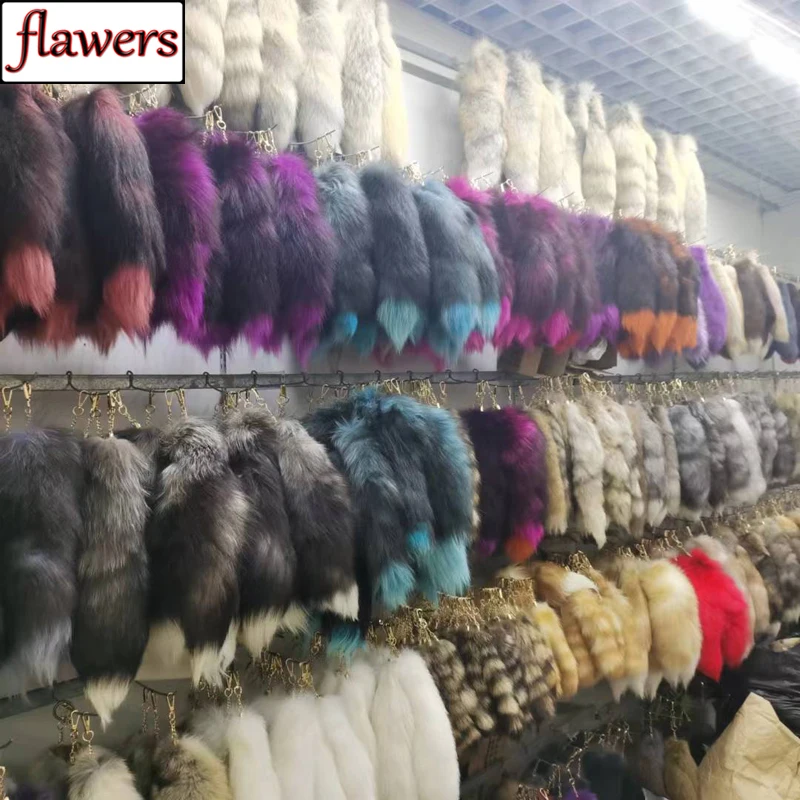 

Модная подвеска из натурального искусственного меха волка, хвост, меховая кисточка, брелок с бусинами, подвеска для ключей, брелок, цепочка, подарки, подвеска с лисьим хвостом